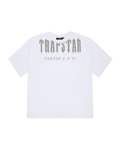 DECONSTRUCTED DECODED TEE - WHITE/GREY
