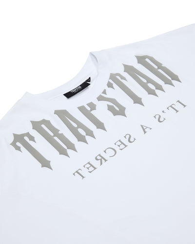 DECONSTRUCTED DECODED TEE - WHITE/GREY