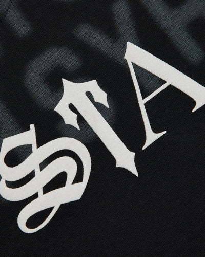 TRAPSTAR X COUGH SYRUP SCRIPT PUFF TEE - BLACK*