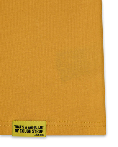 TRAPSTAR X COUGH SYRUP ARCH TEE - YELLOW*