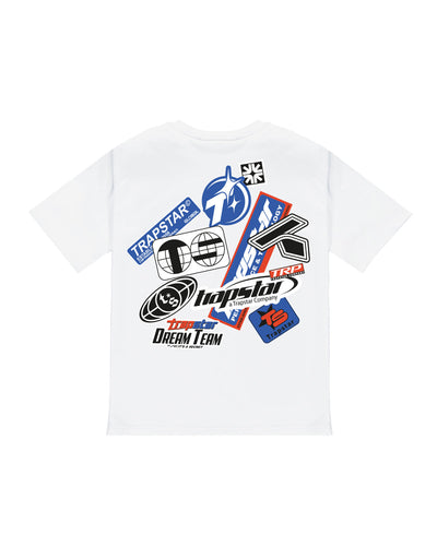 TS RACING TEE - WHITE*