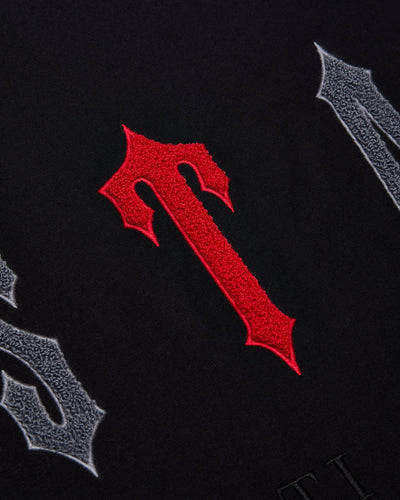 ARCH CHENILLE DECODED 2.0 TEE - BLACK/RED*