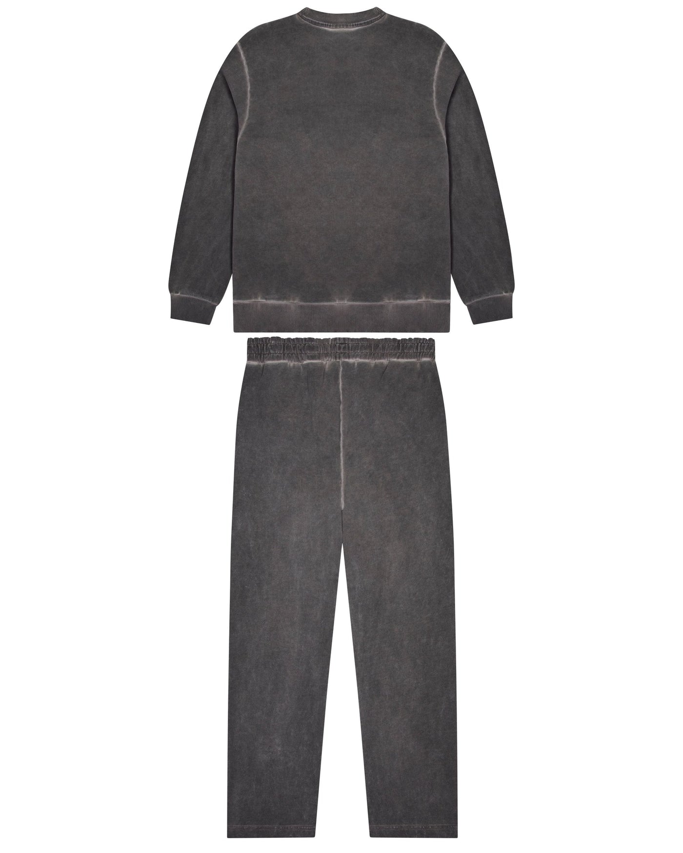 DECONSTRUCTED DECODED OIL WASH TRACKSUIT - GREY*