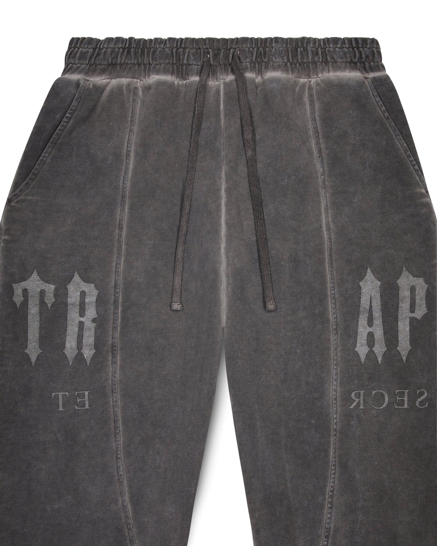 DECONSTRUCTED DECODED OIL WASH TRACKSUIT - GREY*