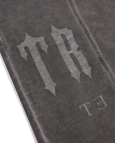 DECONSTRUCTED DECODED OIL WASH TRACKSUIT - GREY*