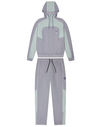 IRONGATE PANELLED SHELL TRACKSUIT - GREY