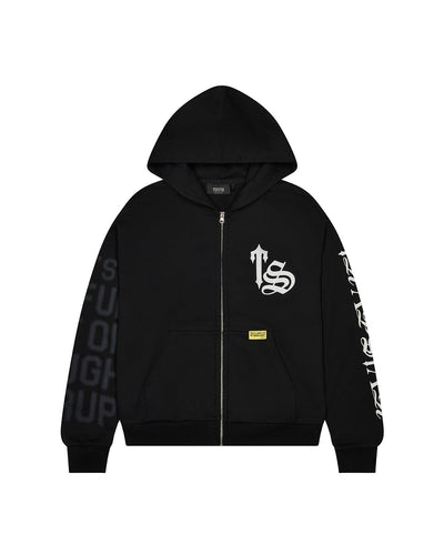 TRAPSTAR X COUGH SYRUP PUFF HOODIE - BLACK*