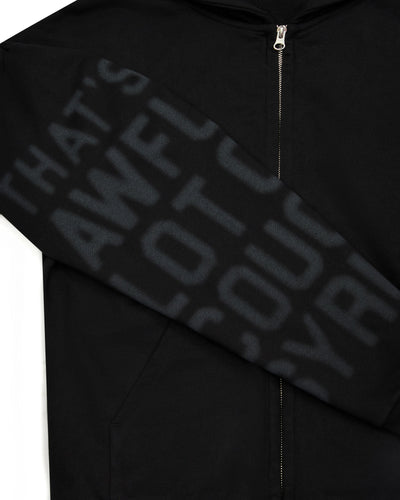TRAPSTAR X COUGH SYRUP PUFF HOODIE - BLACK*
