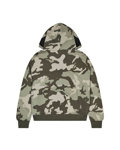 TS STAR CAMO HOODIE - GREEN*