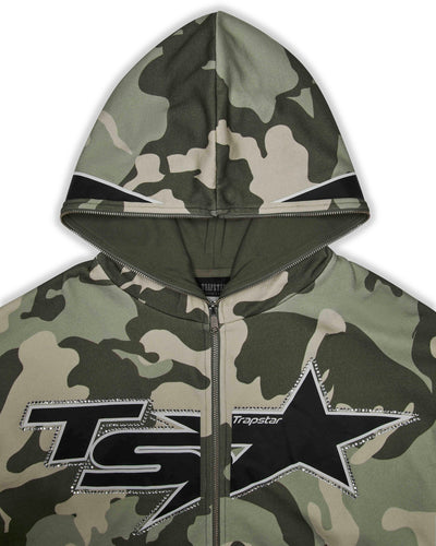 TS STAR CAMO HOODIE - GREEN*