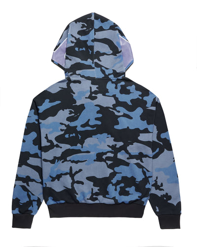 TS STAR CAMO HOODIE - BLUE*