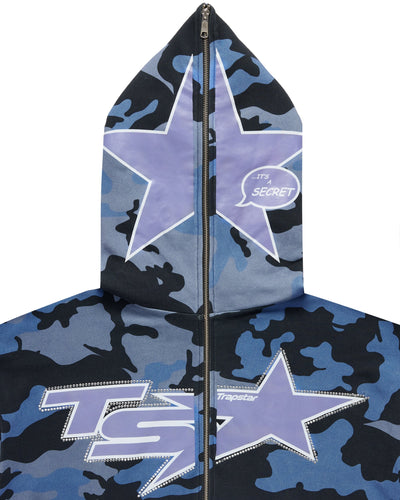 TS STAR CAMO HOODIE - BLUE*