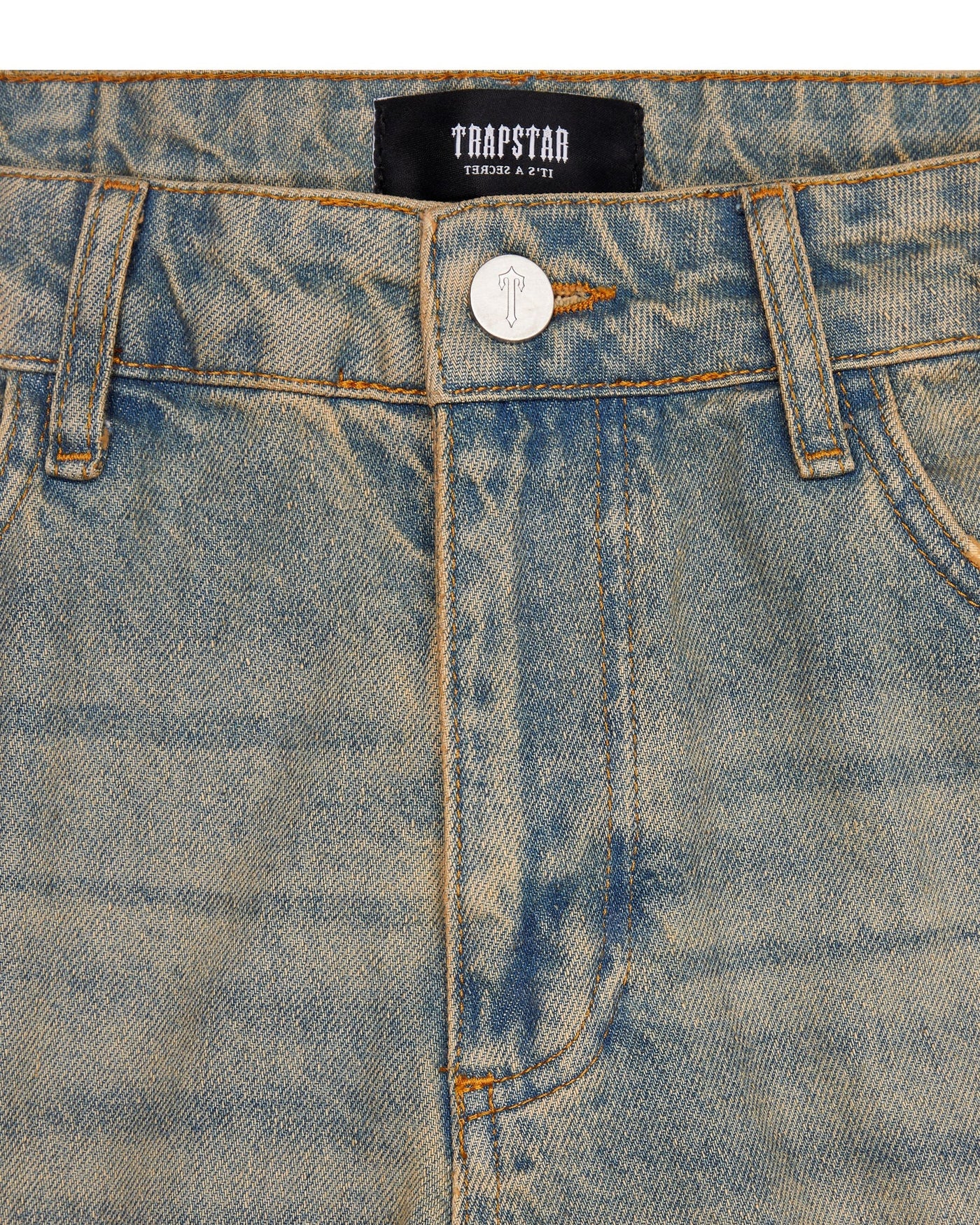 IRONGATE PANEL DENIM JEANS - SANDY BLUE*