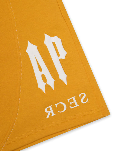 DECONSTRUCTED DECODED SHORTS - YELLOWIWHITE