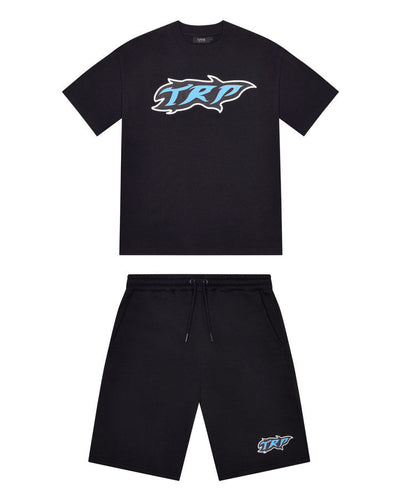 TRP FLAME SHORT SET - BLACK/BLUE