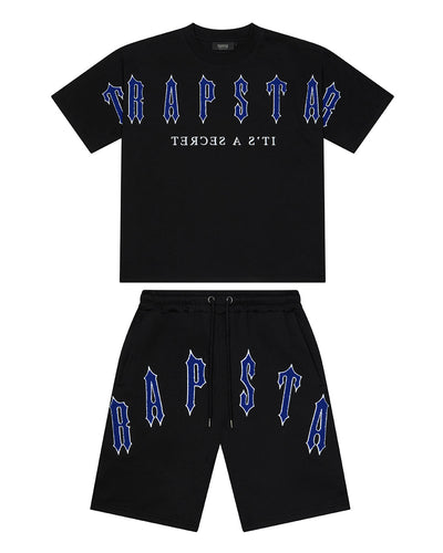 ARCH CHENILLE DECODED 2.0 SHORTS - BLACK/PUPLE