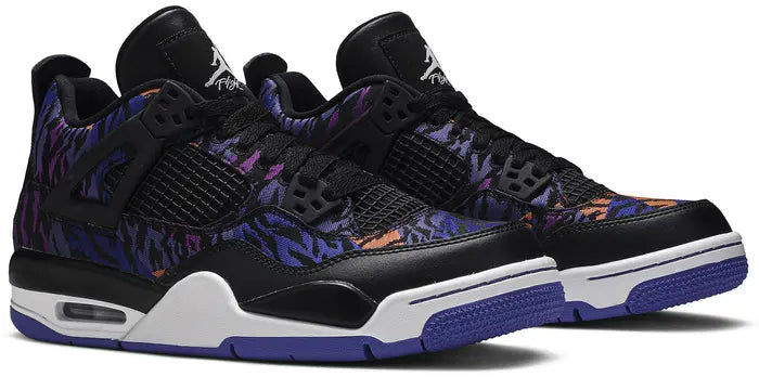Air Jordan 4 Black Rush Violet