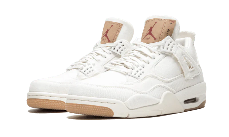 Air Jordan 4 Retro Levi's White