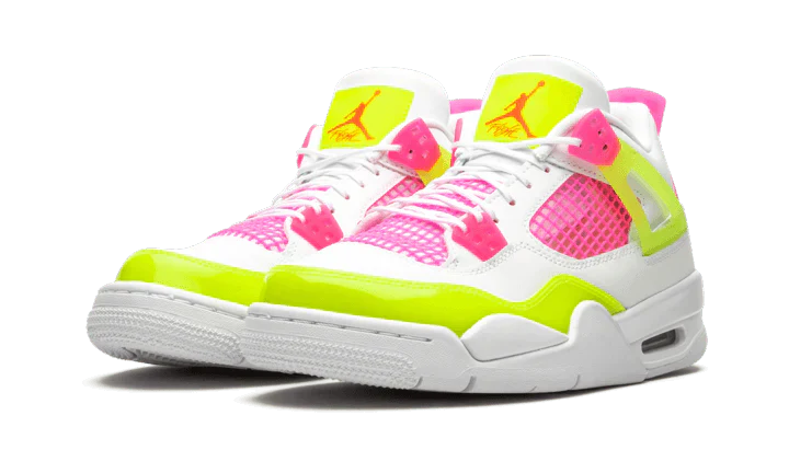 Air Jordan 4 Retro White Lemon Pink