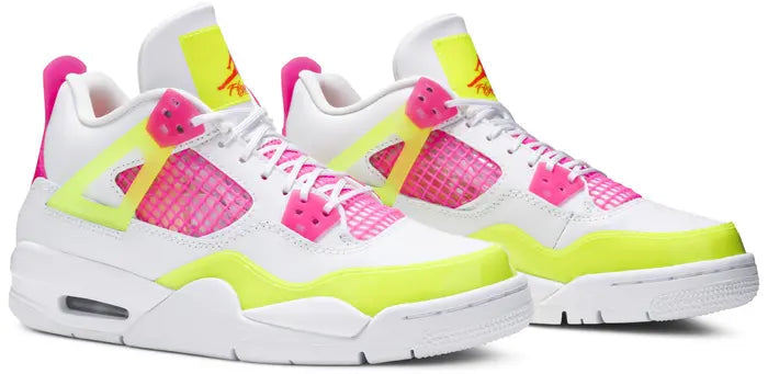 Air Jordan 4 Retro White Lemon Pink