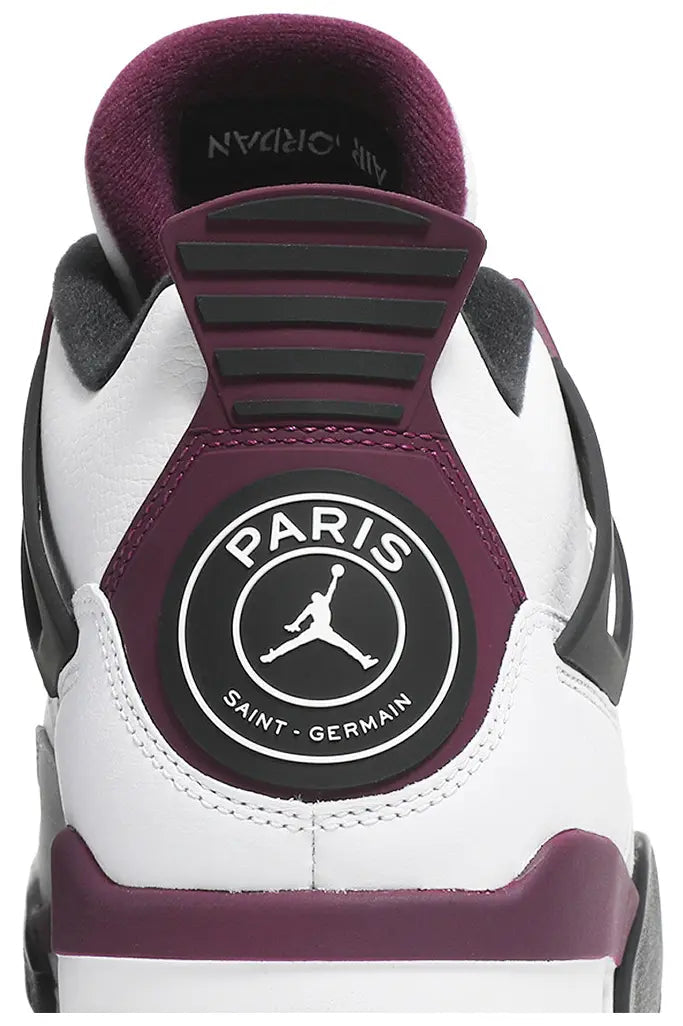 Air Jordan 4 PSG Neutral Grey Bordeaux
