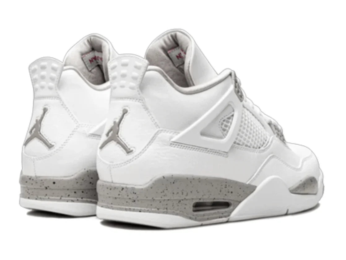 Air Jordan 4 Tech White (White Oreo)