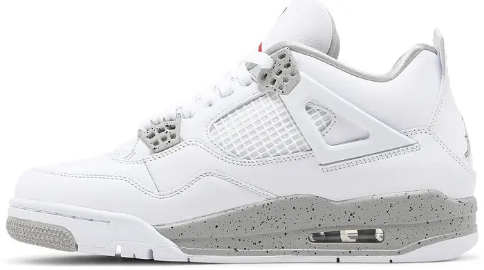 Air Jordan 4 Tech White (White Oreo)
