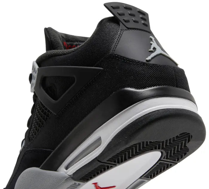 Air Jordan 4 Black Canvas