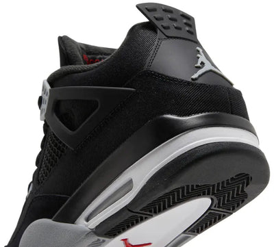 Air Jordan 4 Black Canvas