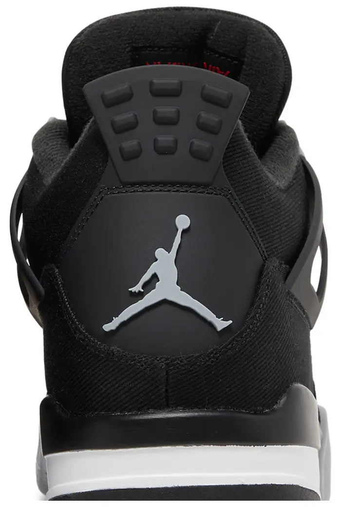 Air Jordan 4 Black Canvas