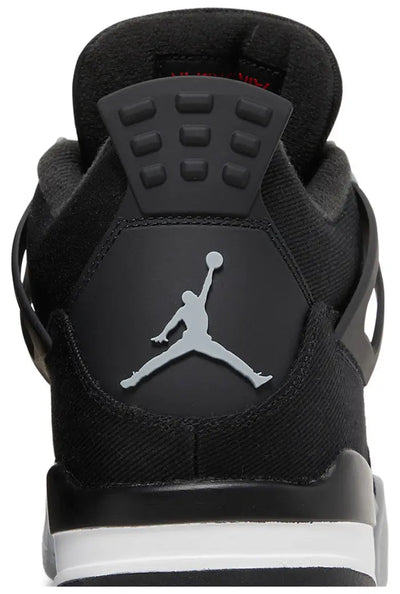 Air Jordan 4 Black Canvas