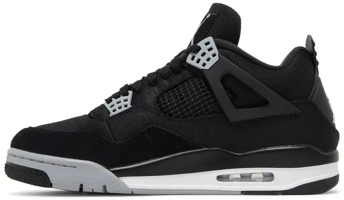 Air Jordan 4 Black Canvas