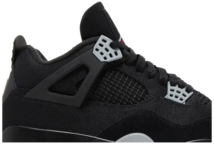 Air Jordan 4 Black Canvas