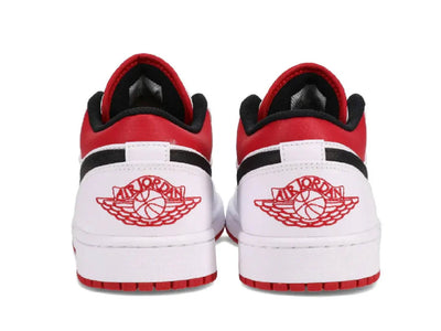 Air Jordan 1 Low White University Red Black