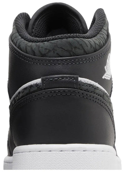 Air Jordan 1 Mid Black Elephant