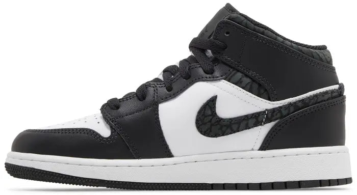 Air Jordan 1 Mid Black Elephant