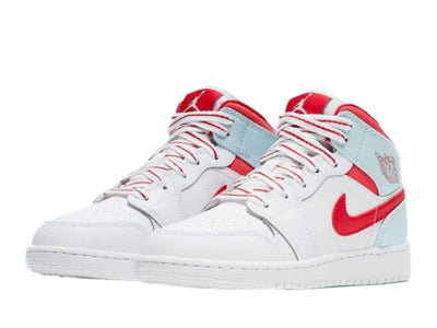 Air Jordan 1 Mid White Topaz Mist
