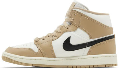 Air Jordan 1 Mid Tan Black