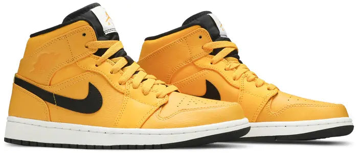 Air Jordan 1 Mid University Gold Black