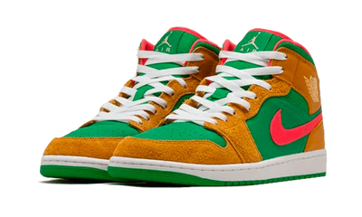 Air Jordan 1 Mid Wheat Watermelon