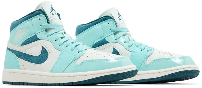 Air Jordan 1 Mid Bleached Turquoise