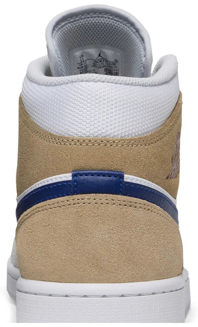 Air Jordan 1 Mid Tan Suede Navy