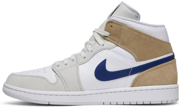 Air Jordan 1 Mid Tan Suede Navy