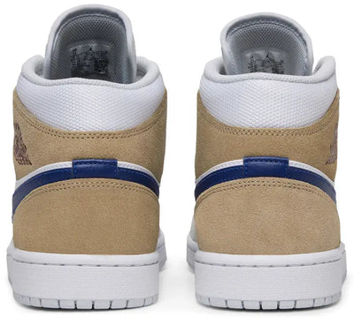 Air Jordan 1 Mid Tan Suede Navy