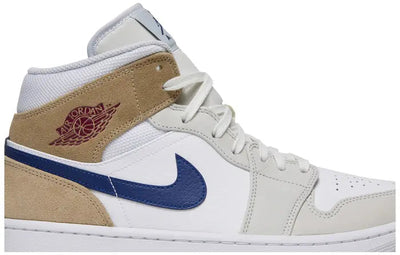 Air Jordan 1 Mid Tan Suede Navy
