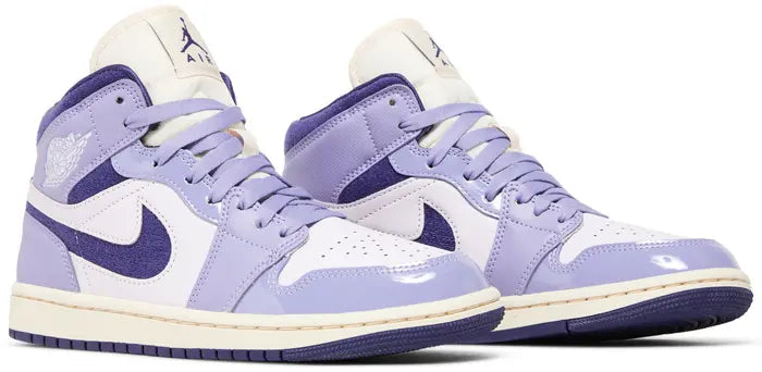 Air Jordan 1 Mid Purple Chenille