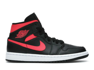 Air Jordan 1 Mid Black Siren Red