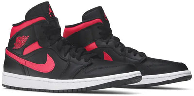 Air Jordan 1 Mid Black Siren Red