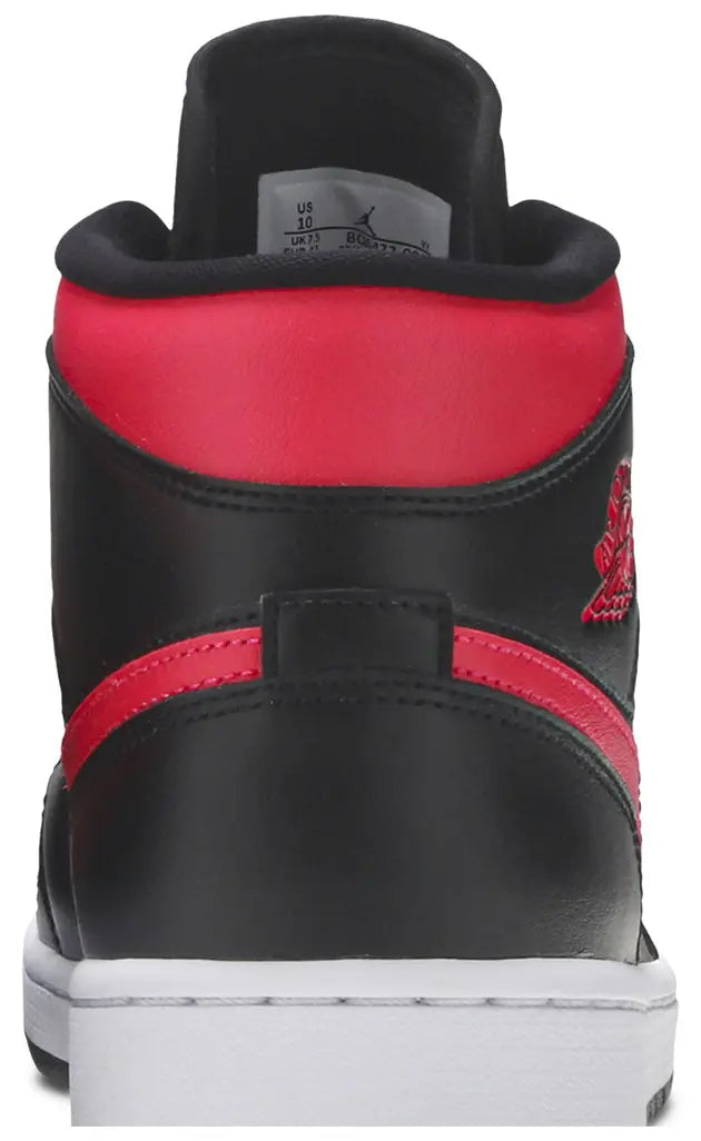 Air Jordan 1 Mid Black Siren Red
