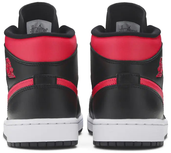 Air Jordan 1 Mid Black Siren Red